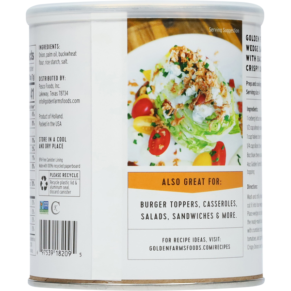 Golden Farms Gluten-Free Crispy Onions