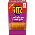Ritz Fresh Stacks Roasted Garlic Crackers, Travel Snacks, Multi Snack Packs 11.8 oz