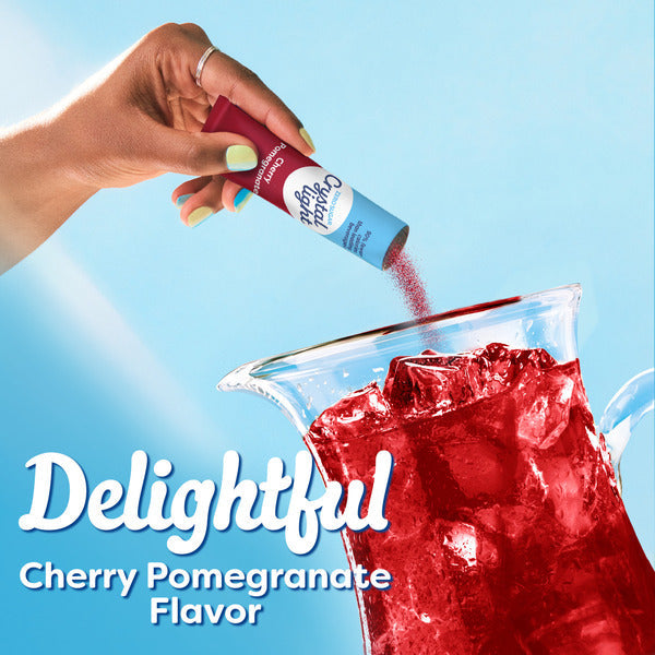 Crystal Light Cherry Pomegranate Naturally Flavored Powdered Drink Mix