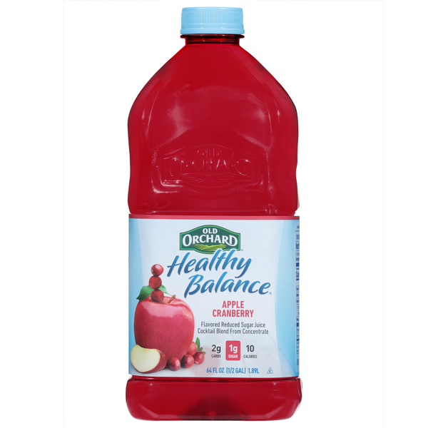 Old Orchard Healthy Balance Apple Cranberry Juice Cocktail