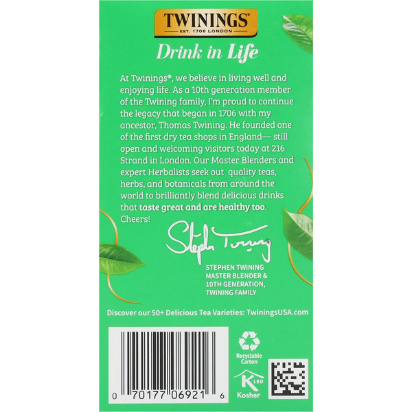 Twinings Pomegranate, Raspberry & Strawberry Green Tea
