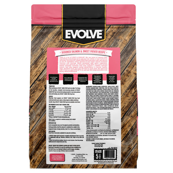 EVOLVE Grain Free Salmon & Sweet Potato Dog Food
