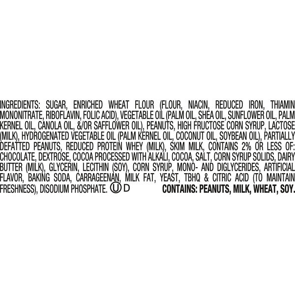 Long list of ingredients on a white background