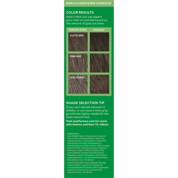 Just For Men Touch of Gray Multiple Application Kit, Mustache & Beard, Dark Brown & Black B-45/55