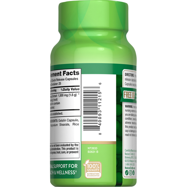 Nature's Truth Korean Ginseng Capsules
