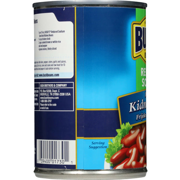 Bush's Best Reduced Sodium Dark Red Kidney Beans
