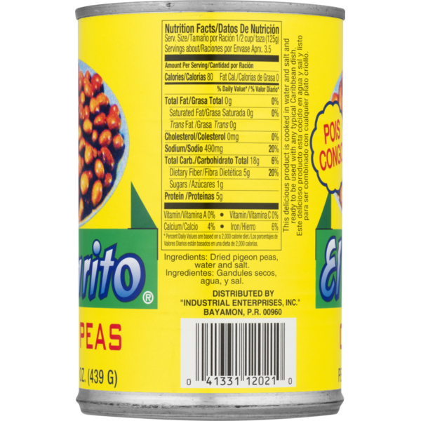 El Jibarito Pigeon Peas
