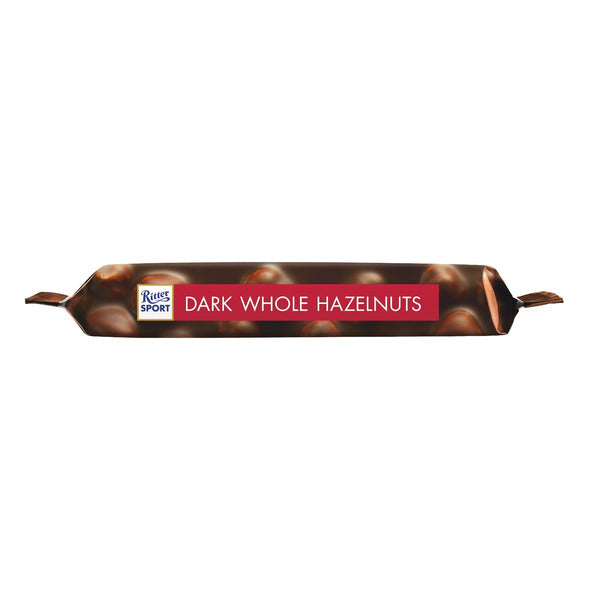 Ritter Sport Dark Chocolate Candy Bar with Crunchy Whole Hazelnuts