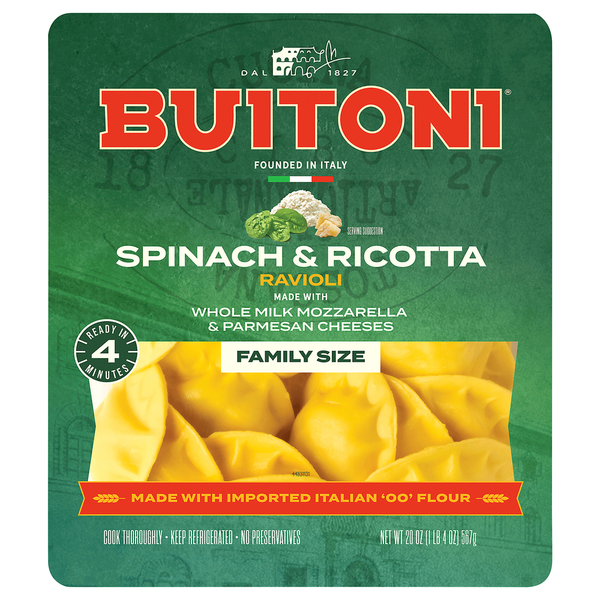 Buitoni Spinach & Ricotta Ravioli Family Size