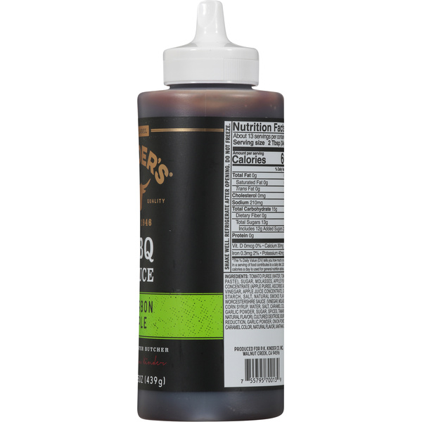 Kinder's Bourbon Apple BBQ Sauce