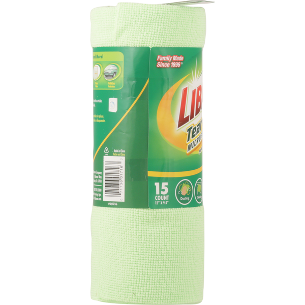 Libman Microfiber Cloths, Tear 'n Wipe