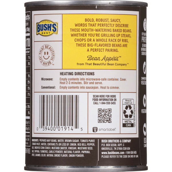 Bush's Best Southern Pit Barbecue Grillin' Beans