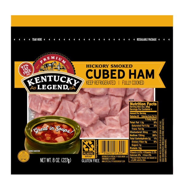 Kentucky Legend Hickory Smoked Cubed Ham