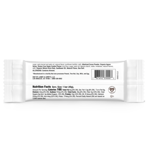 Lenny & Larry's Cookie-fied Bar Protein Bar, Cookies & Creme