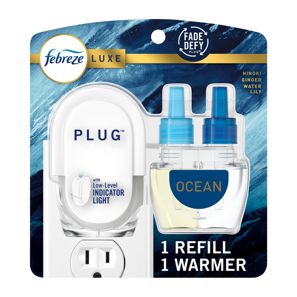 Febreze PLUG Air Freshener Odor Fighter Ocean Scent
