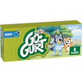 Go-Gurt Bluey Berry Kids Fat Free Yogurt Snack Tubes