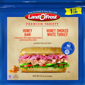 Land O’Frost Sub Sandwich Kit, Honey Ham & Turkey, Vacuum Packed