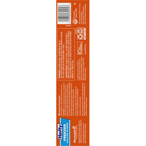 Hefty Freezer Slider Bags Value Pack