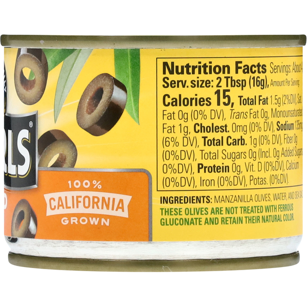 Pearls Sliced California Ripe Olives