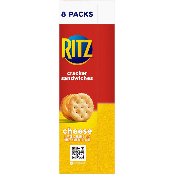 Ritz Cheese Sandwich Crackers, Lunch Snacks, Snack Packs 11 oz