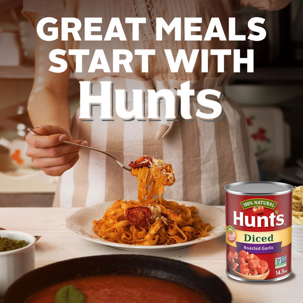 Hunt's Diced Tomatoes with Roasted Garlic