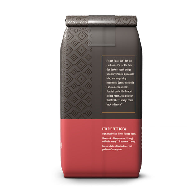 Peet's Coffee French Roast, Dark Roast Whole Bean Coffee, Bag
