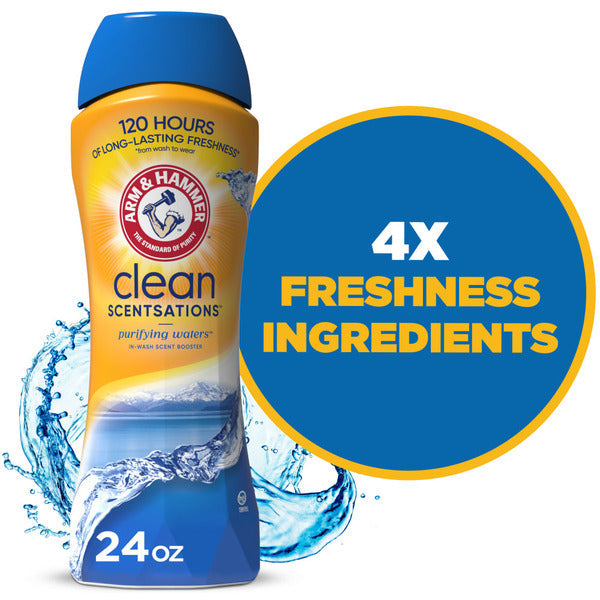 Arm & Hammer Clean Scentsations Purifying Waters In Wash Scent Booster