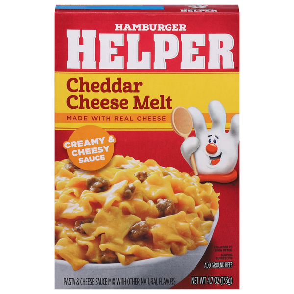 Hamburger Helper Pasta & Sauce Mix, Cheddar Cheese Melt