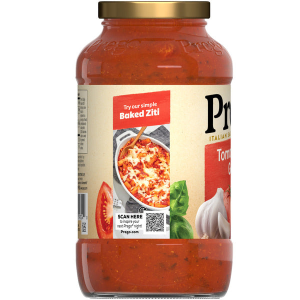 Prego Tomato Basil Garlic Pasta Sauce