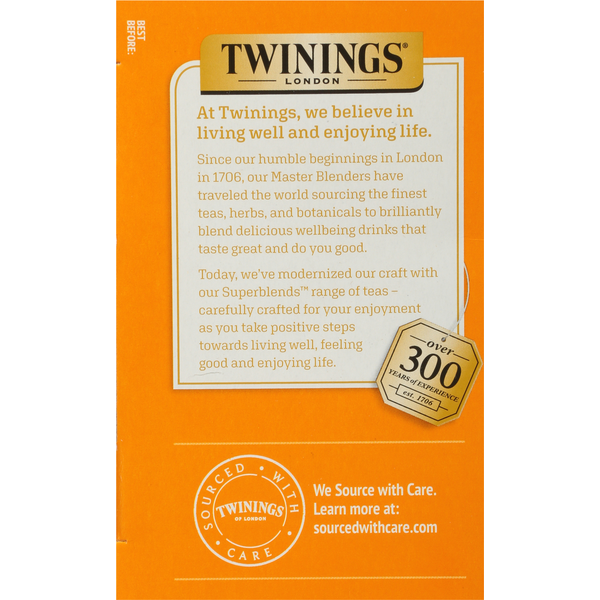 Twinings Immune Support, Blackberry Flavoured, Herbal Tea, Tea Bags