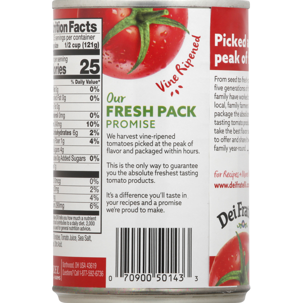 Dei Fratelli Tomatoes, Whole