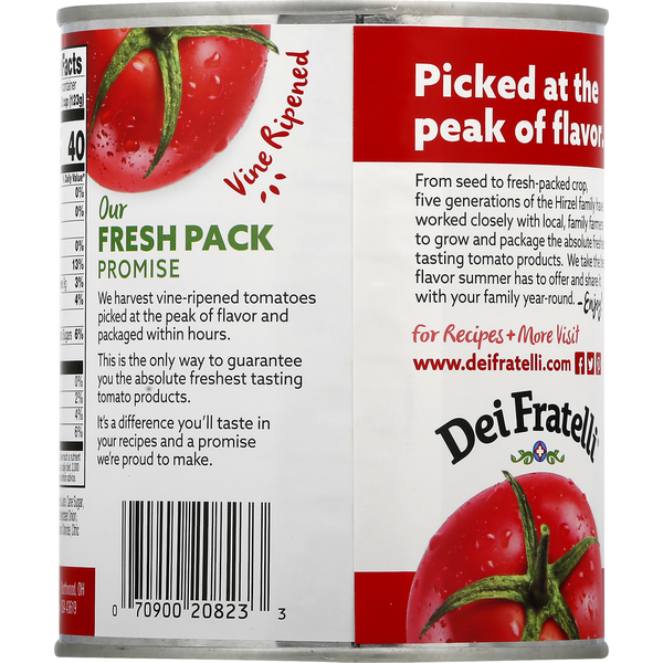 Dei Fratelli Tomatoes, Seasoned, Diced