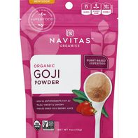 Navitas Organic Goji Powder package on a white background