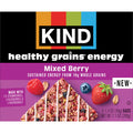 KIND Healthy Grains Energy Bars, Mixed Berry, 19g Whole Grains, Made with Super Grains, Gluten Free Snacks, 5 Ct, 7.1oz