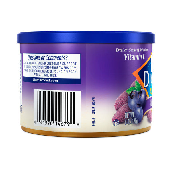 Blue Diamond Almonds, Blueberry