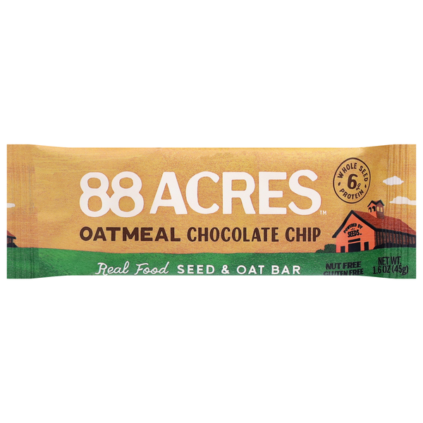 88 ACRES Oatmeal Chocolate Chip Seed & Oat Bar