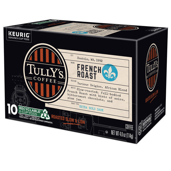 Tully's Coffee French Roast K-Cup Pods