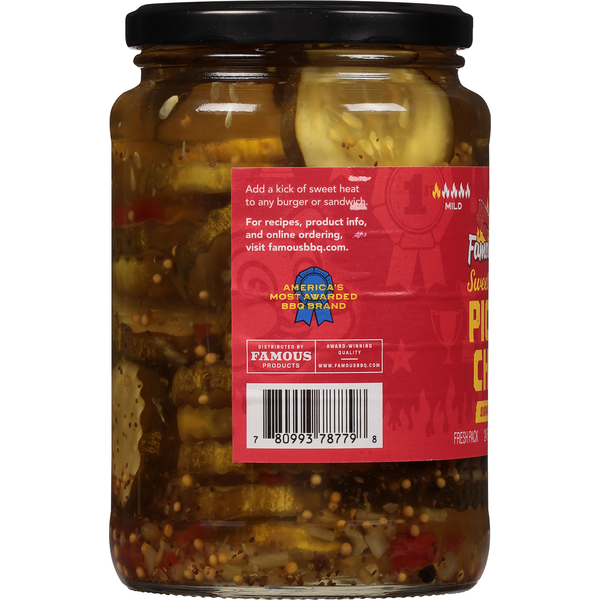 Famous Dave's Pickle Chips, Signature Spicy, Mild, Fresh Pack