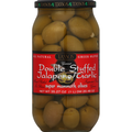 Tassos Olives, Super Mammoth, Double Stuffed Jalapeno Garlic