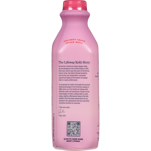 Lifeway Kefir, Cultured, Raspberry