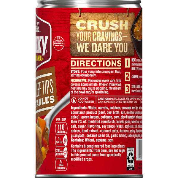 Campbell's Roast Beef Tips With Vegetables Soup