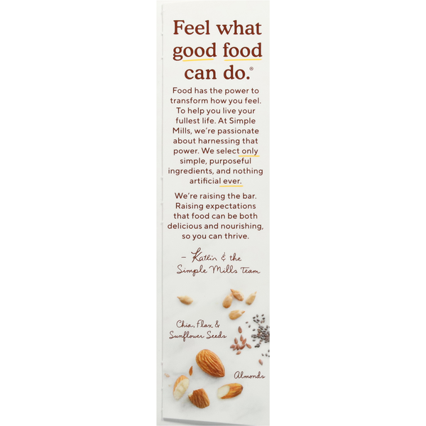 Simple Mills  Soft Baked Almond Flour Bars, Dark Chocolate Almond