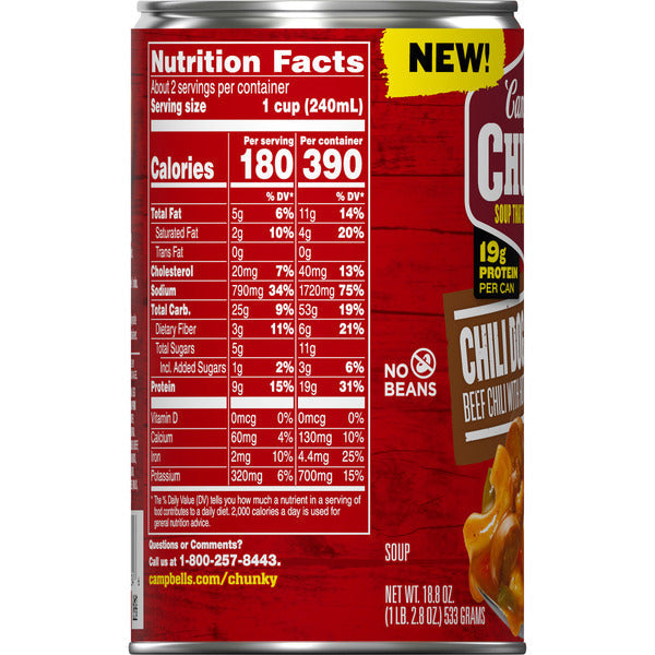 Campbell's Chili Dog Mac Soup