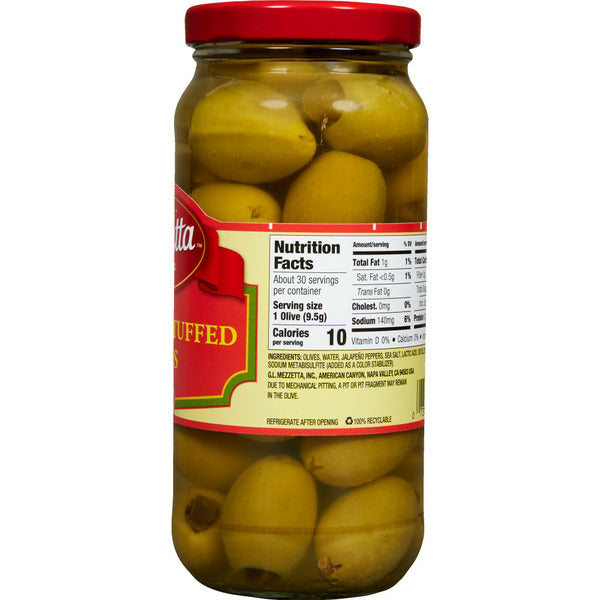 Mezzetta Jalapeño Stuffed Olives