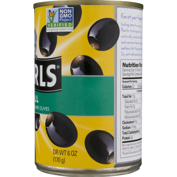 Pearls Small Pitted California Ripe Olives