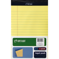 Top Flight Legal Pads, Canary, 100 Sheets, 2 Pack