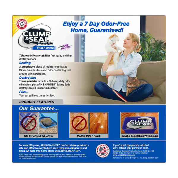 Arm & Hammer Clump & Seal Fresh Home Cat Litter