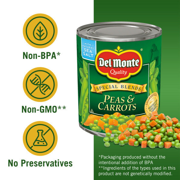 Del Monte SPECIAL BLENDS Peas & Carrots, Canned Vegetables