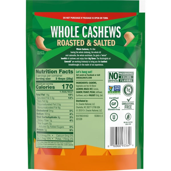 Emerald Whole Cashews