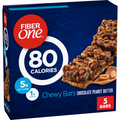 Fiber One 80 Calorie Chocolate Peanut Butter Chewy Snack Bars